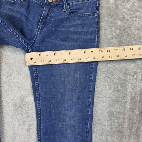 Roxy Jeans Womens Size 25 Blue Flare Bell Bottom Denim Stretch Juniors M473168 - Picture 8 of 15